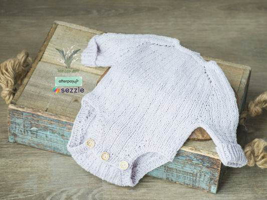 Oversize newborn to 3 months lifestyle romper RTS