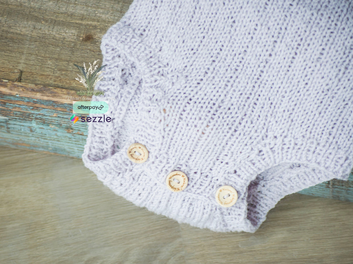 Oversize newborn to 3 months lifestyle romper RTS