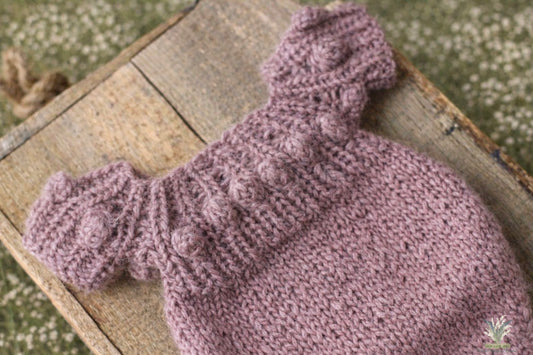 Rylee newborn romper RTS