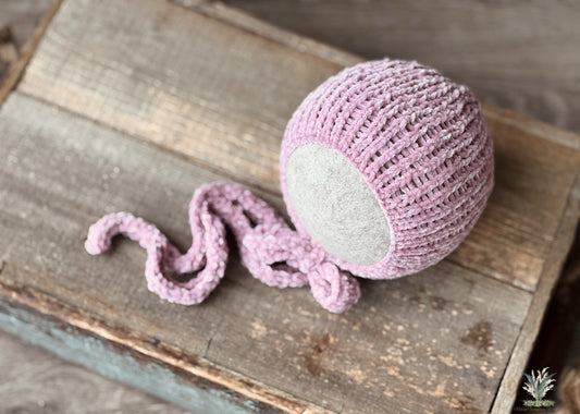 *NEW* Velvet Newborn Bonnet RTS