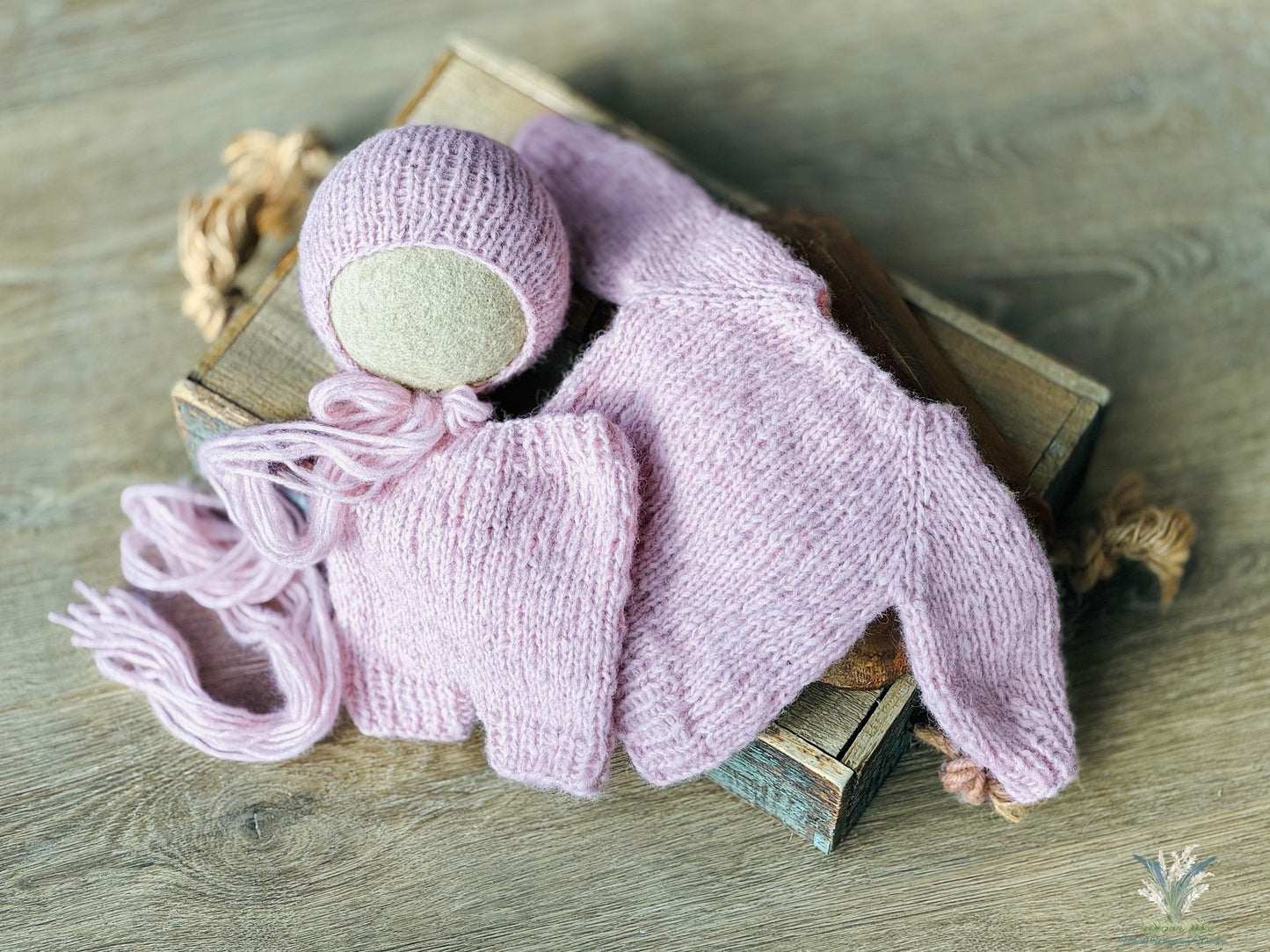 Aleah Newborn Sweater Set preorder 51 colour choices.