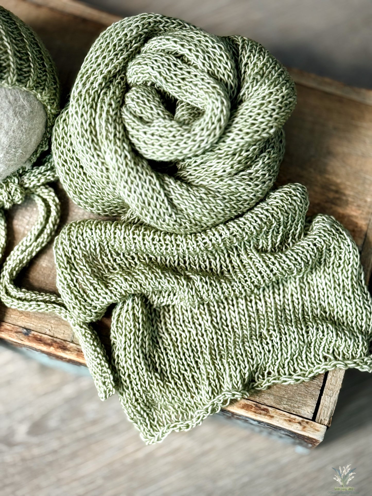 Newborn Wrap + Bonnet set Preorder