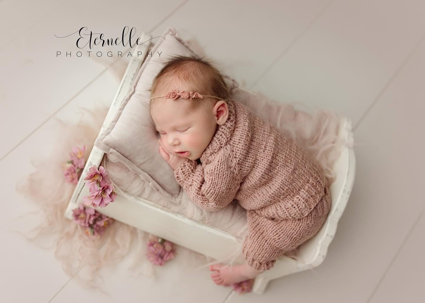 Newborn Sweater + Diaper Cover RTS