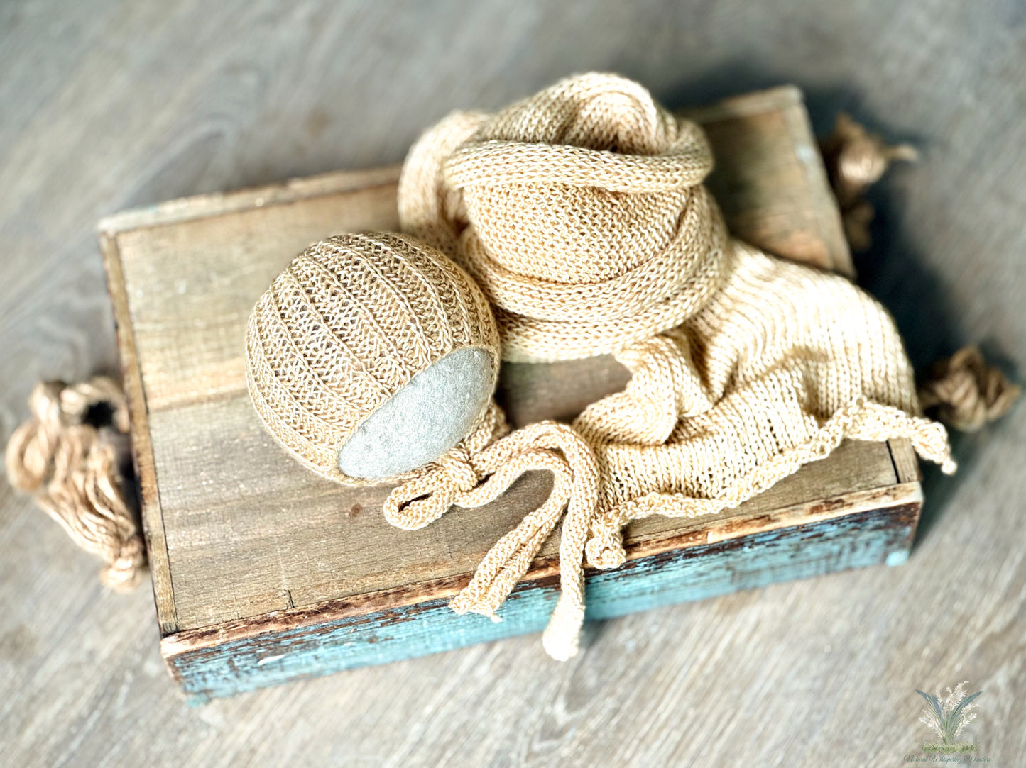 Newborn Wrap + Bonnet set Preorder