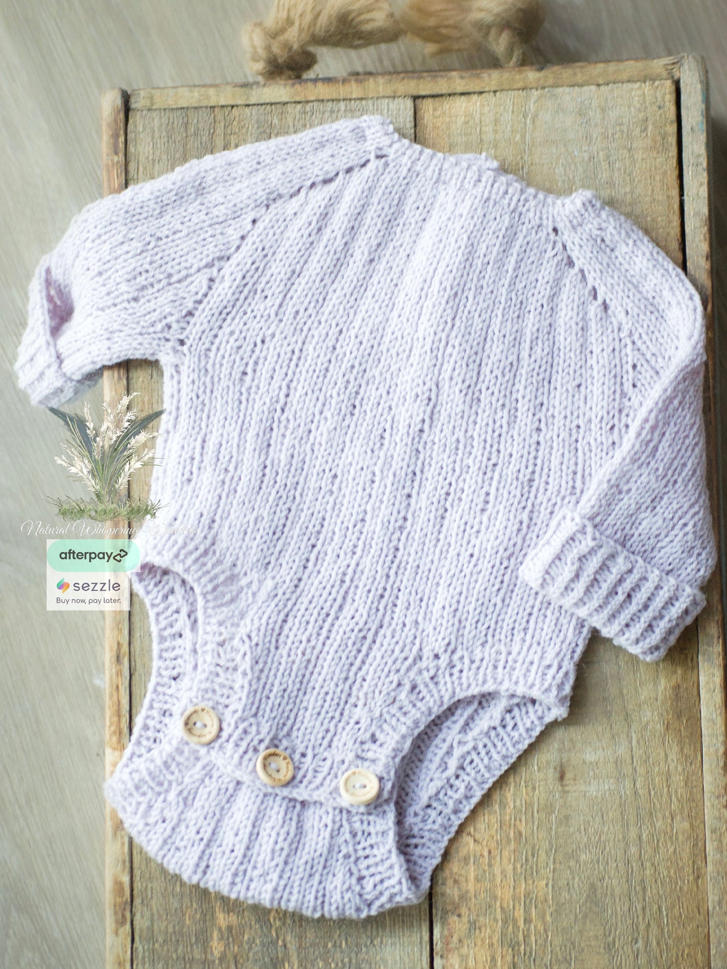 Oversize newborn to 3 months lifestyle romper RTS