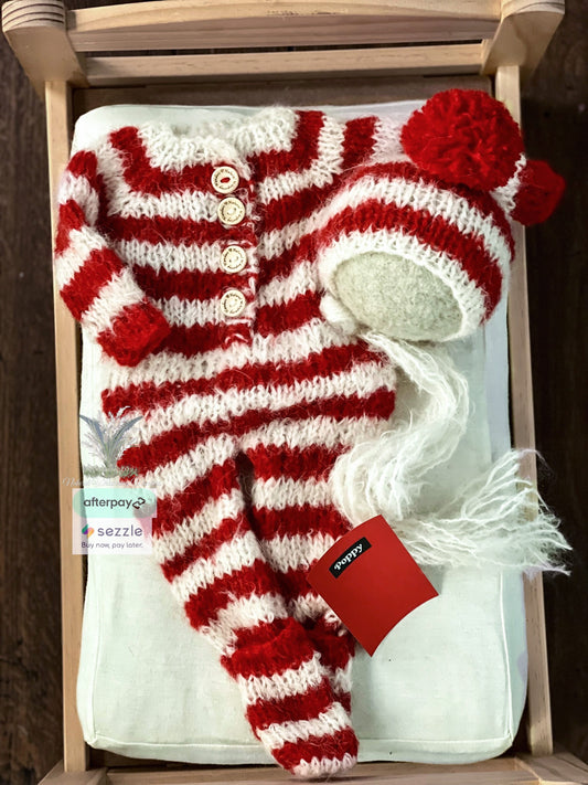 Christmas Jammies  newborn RTS