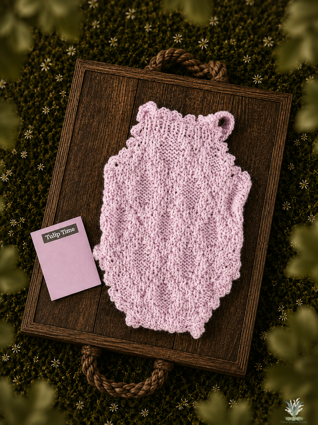 Diamond Newborn Romper Set RTS with scallops