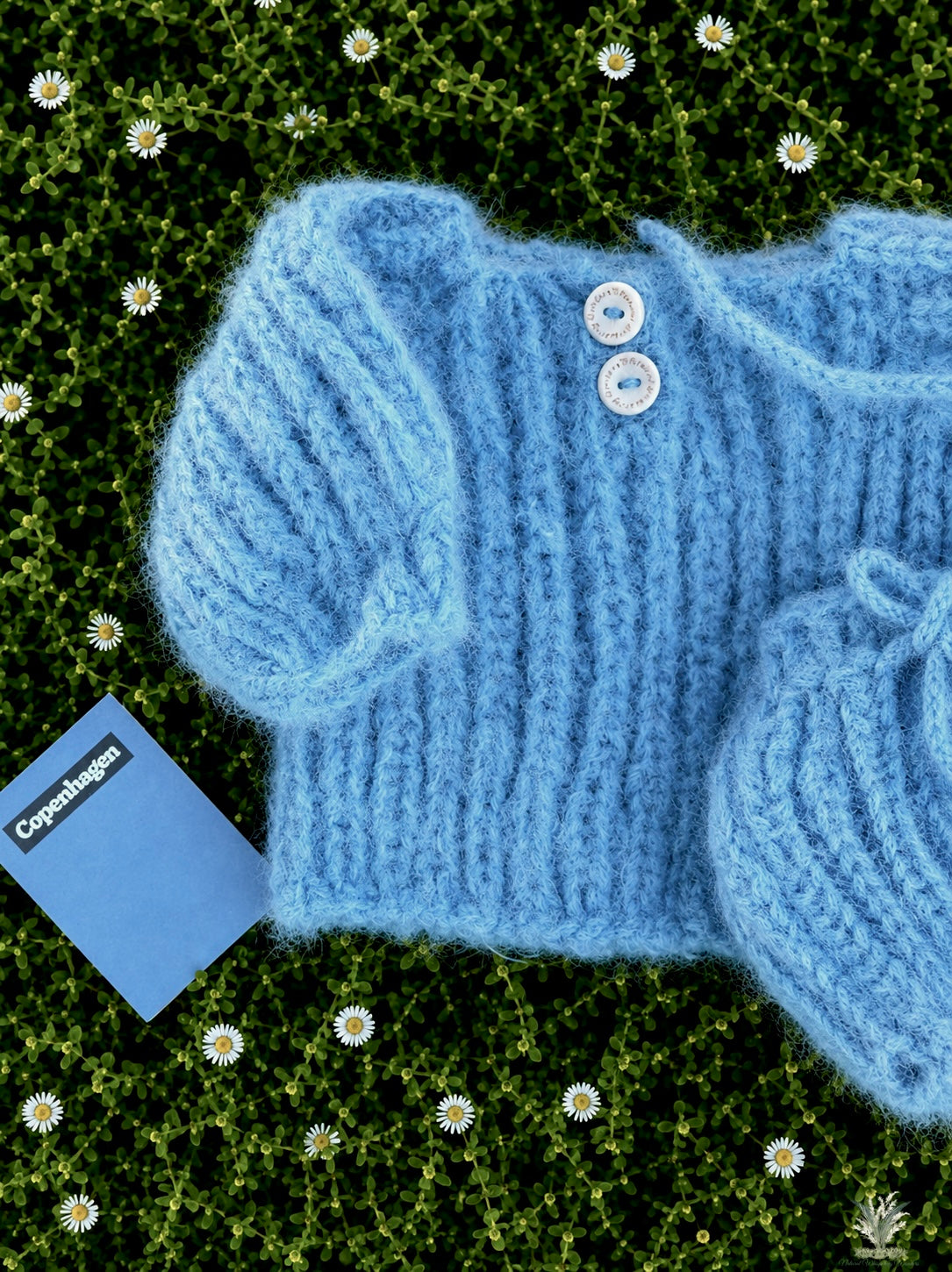 Elliot Oversized Newborn Sweater Set RTS