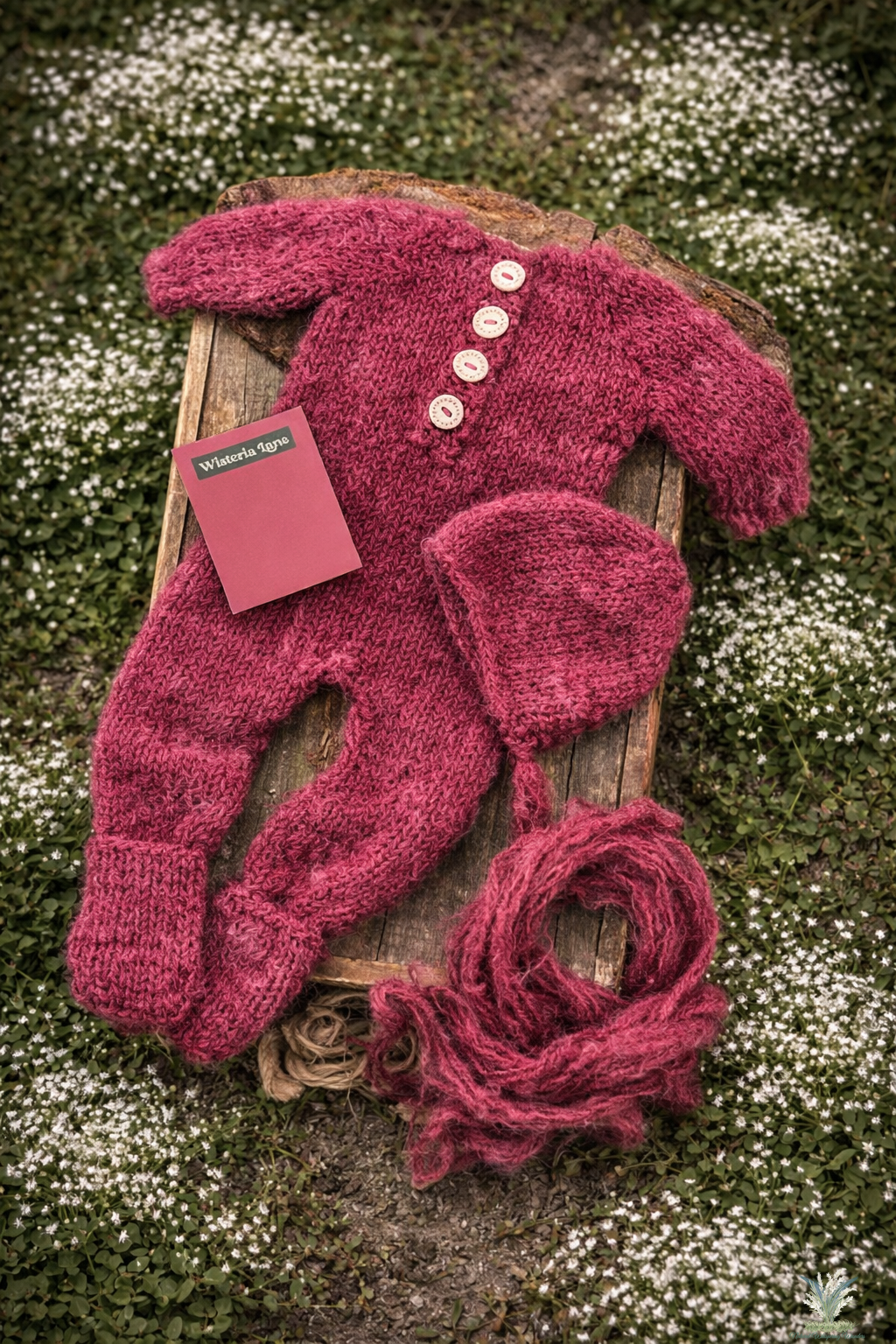 Signature Newborn hand dyed Theo Sleeper Set Preorder