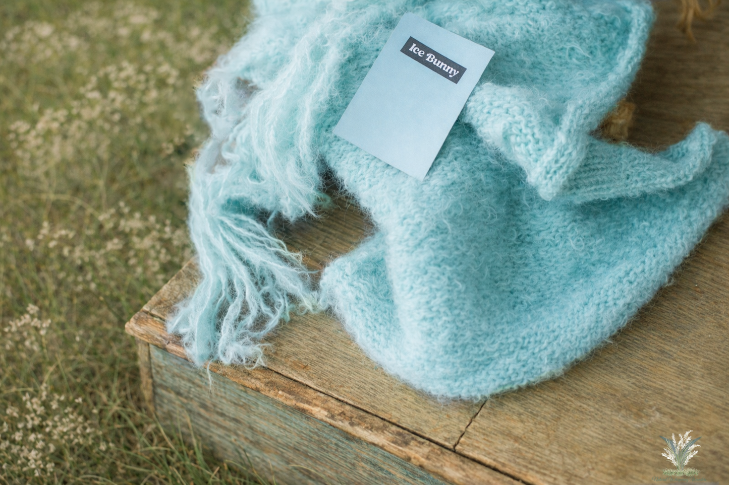 Brushed Alpaca Hand Dyed Wrap Set preorder Ice Bunny close match