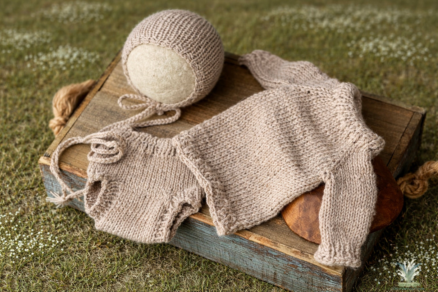 Newborn Sweater + Diaper Cover + Bonnet preorder 43 colour choices