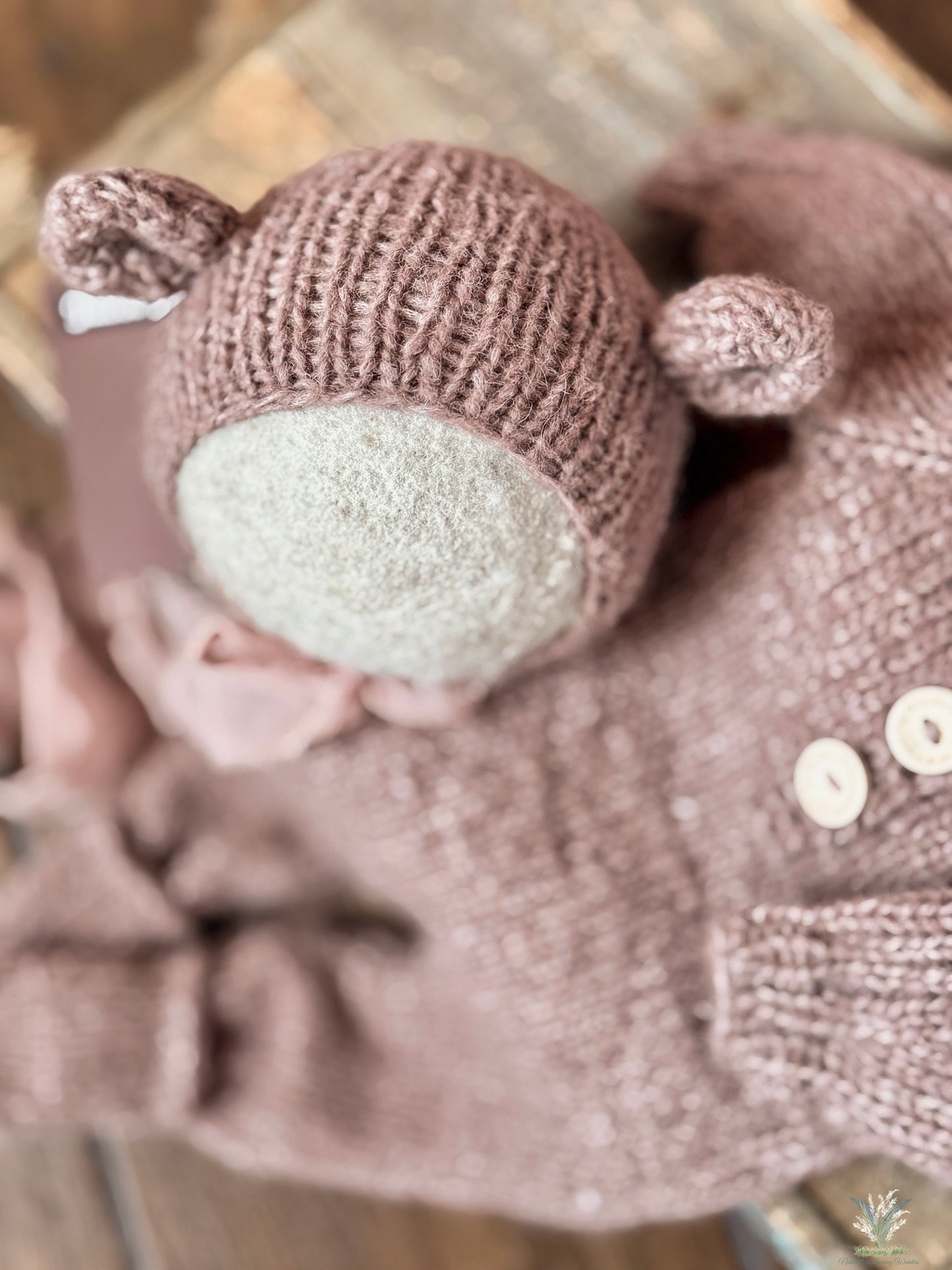 Signature Bear Sleeper Set RTS close juneberry match