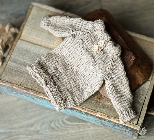 Newborn Chunky Sweater RTS