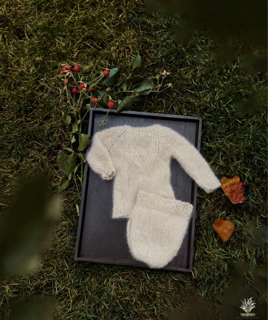 Newborn Angora Sweater Set RTS