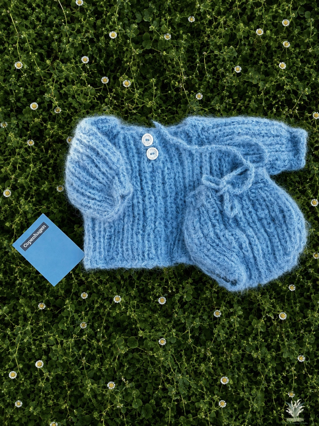 Elliot Oversized Newborn Sweater Set RTS