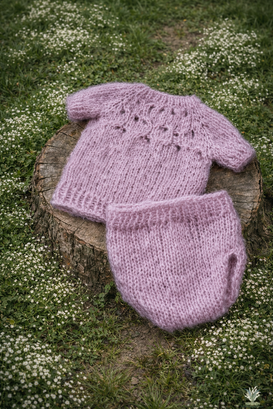 Newborn oversized Sweater Set RTS
