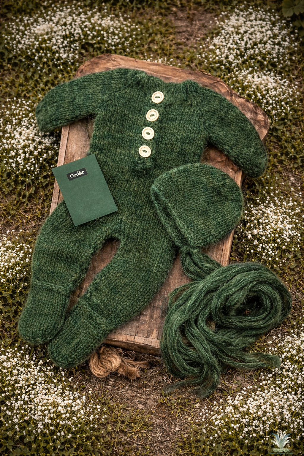 Signature Newborn hand dyed Theo Sleeper Set Preorder