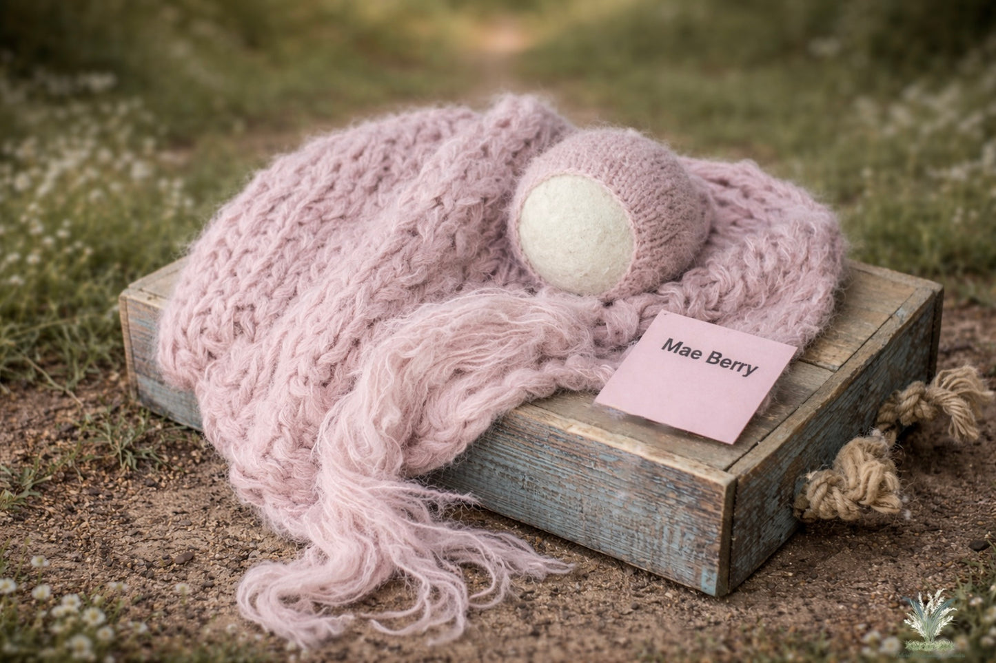 Mae Berry hand dyed Layer + Bonnet RTS