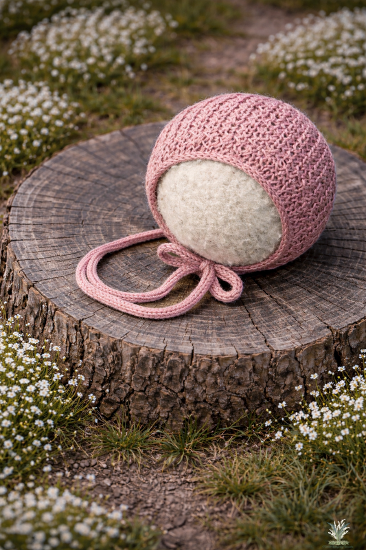 Newborn Bonnet RTS wisteria lane close match
