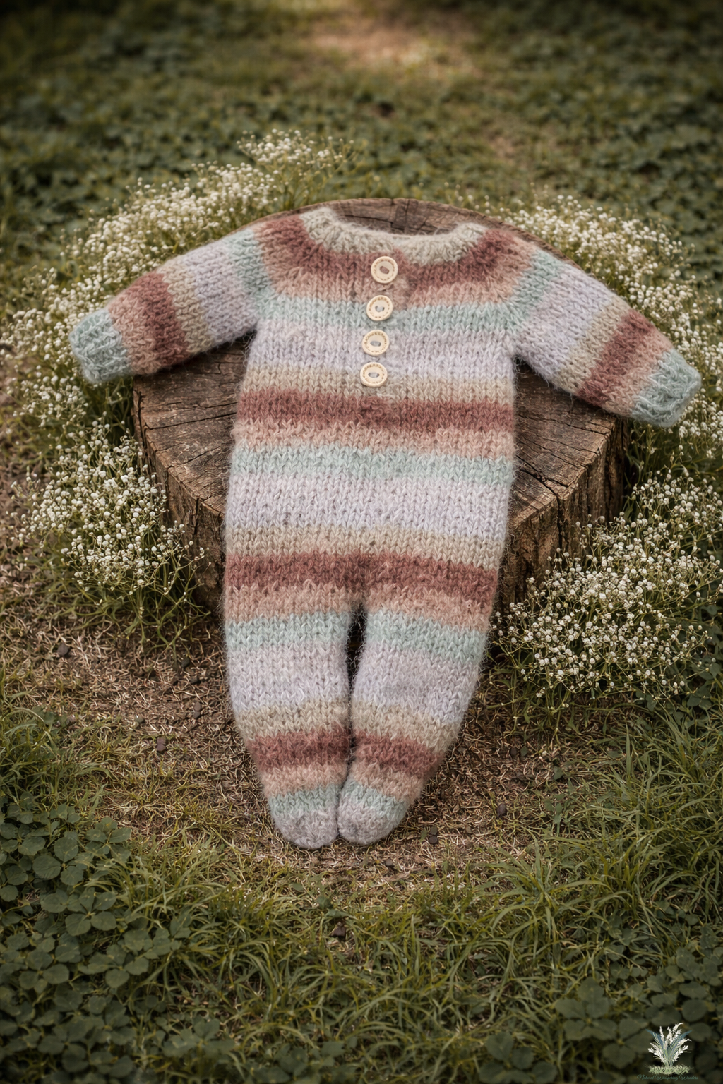 Pastel Rainbow Footed Sleeper RTS