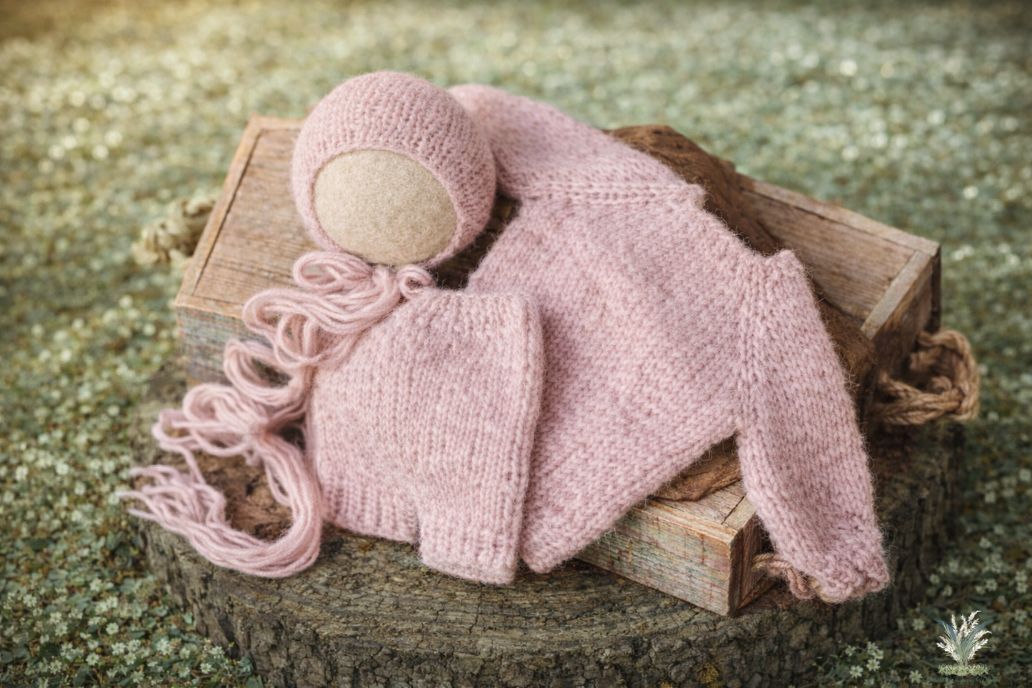 Aleah Newborn Sweater set RTS