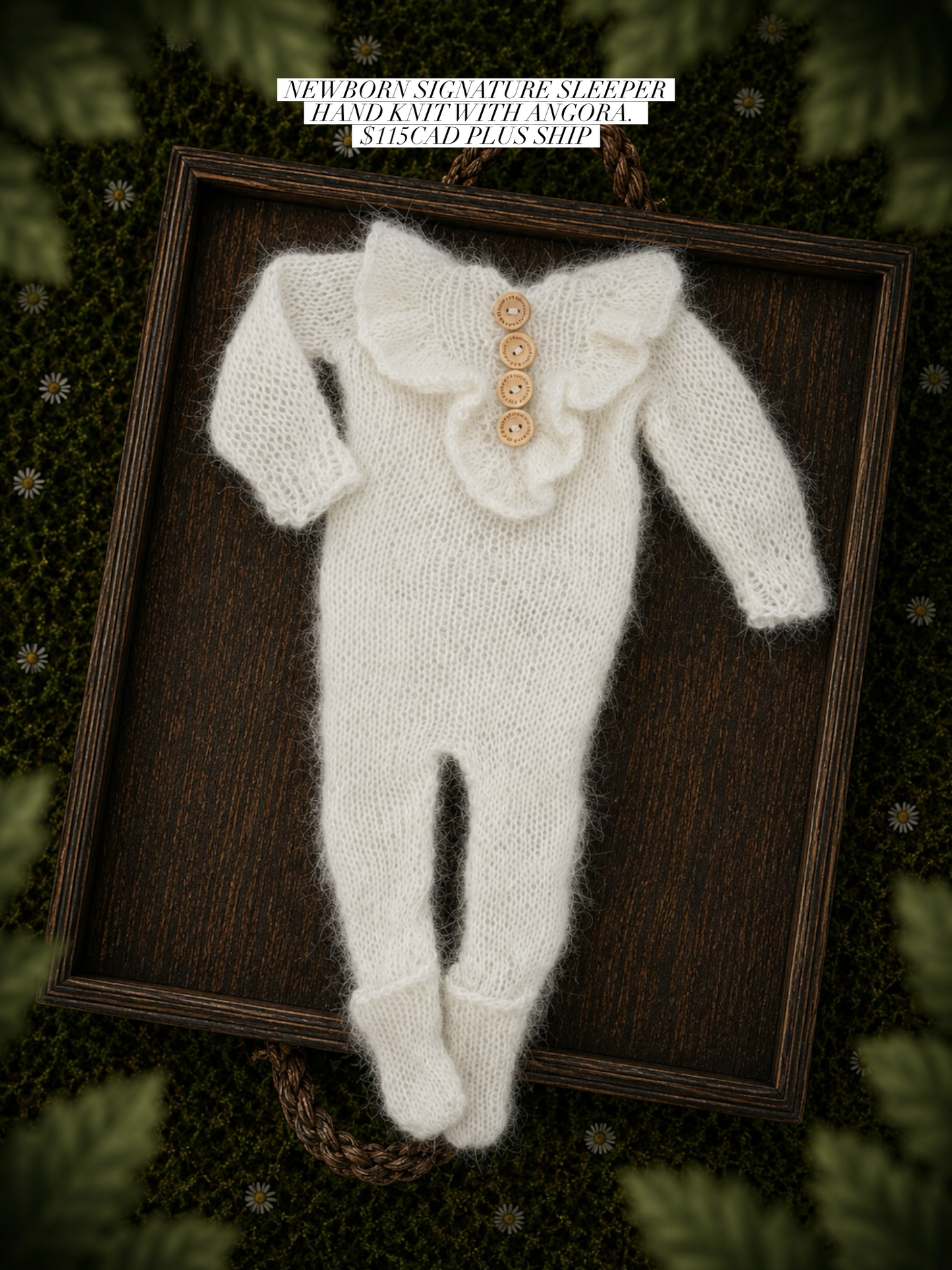 Signature Newborn Ruffle Sleeper Preorder