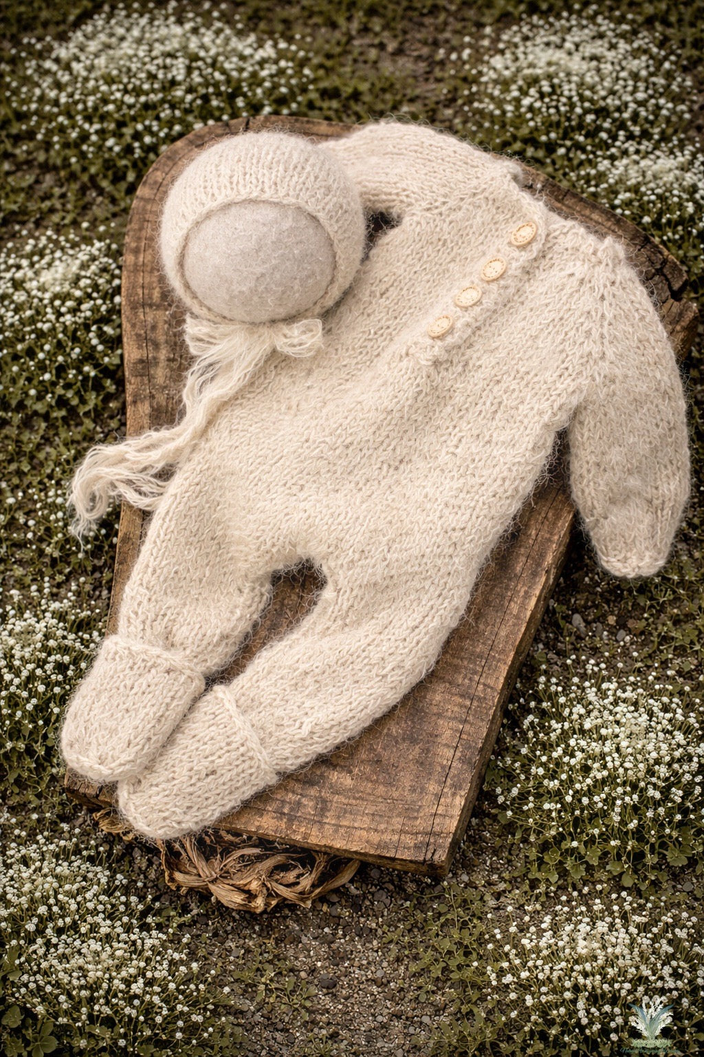 Signature Newborn hand dyed Theo Sleeper Set Preorder