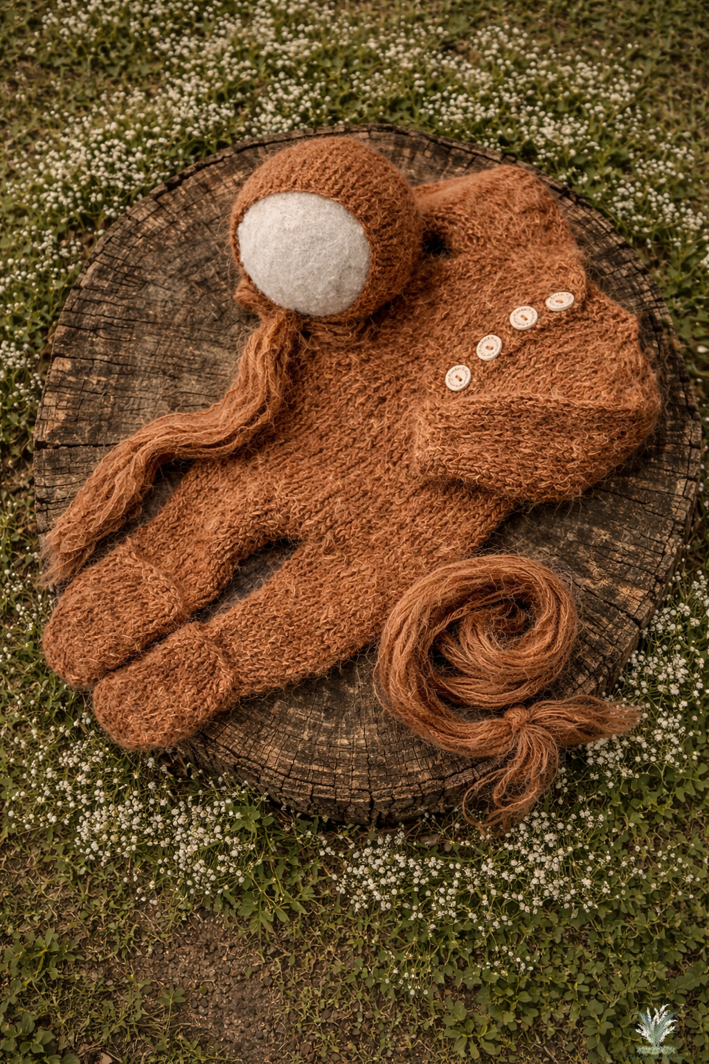 Signature Newborn hand dyed Theo Sleeper Set Preorder