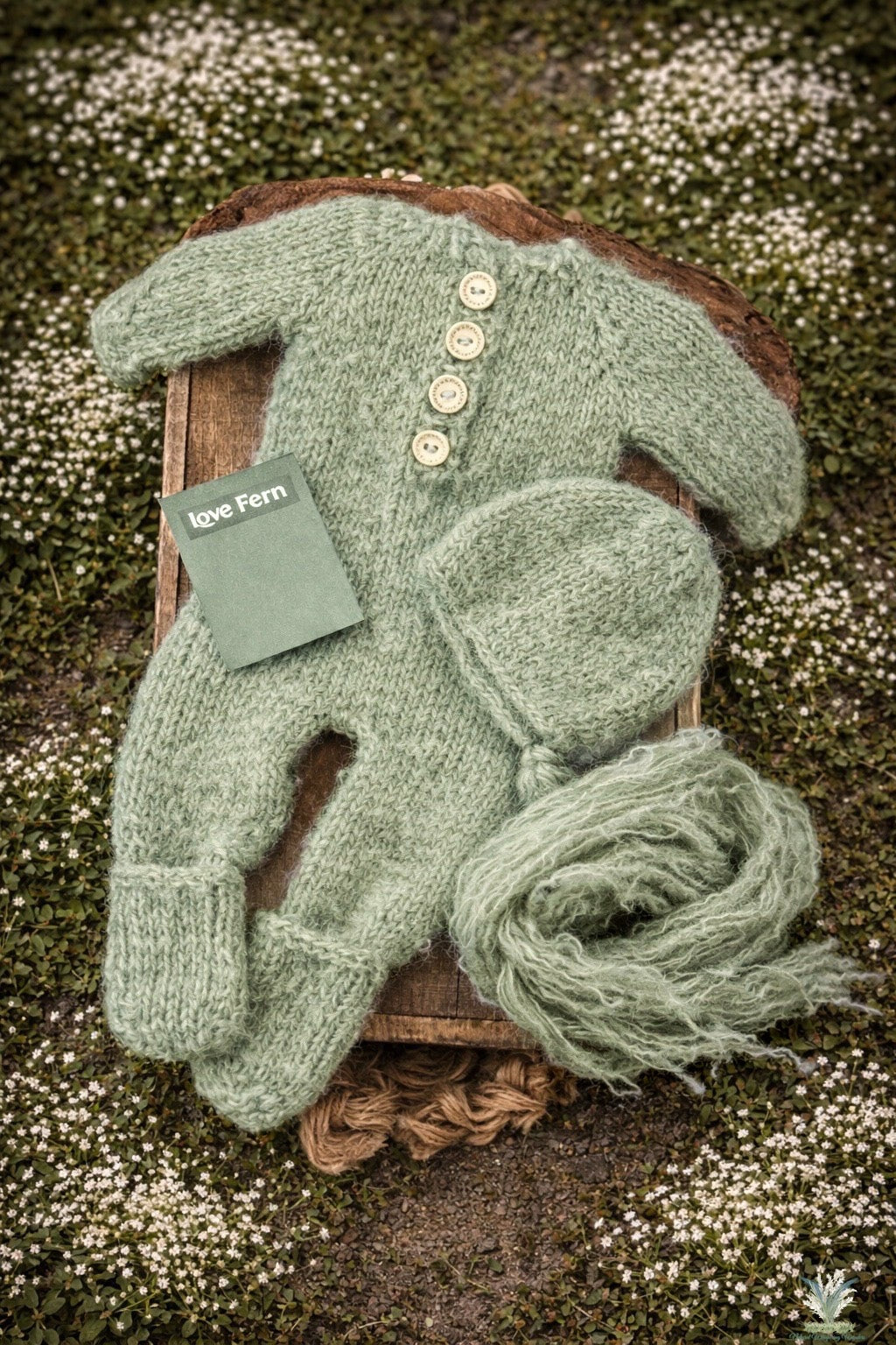 Signature Newborn hand dyed Theo Sleeper Set Preorder