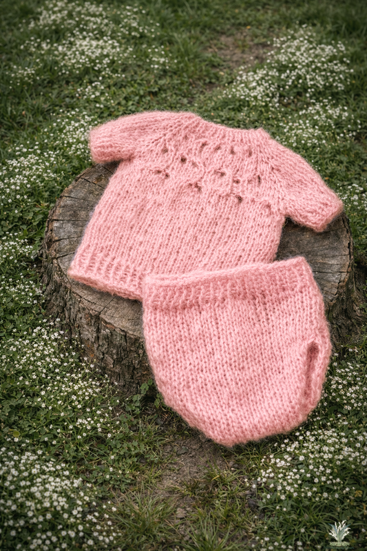 Newborn oversized Sweater Set RTS
