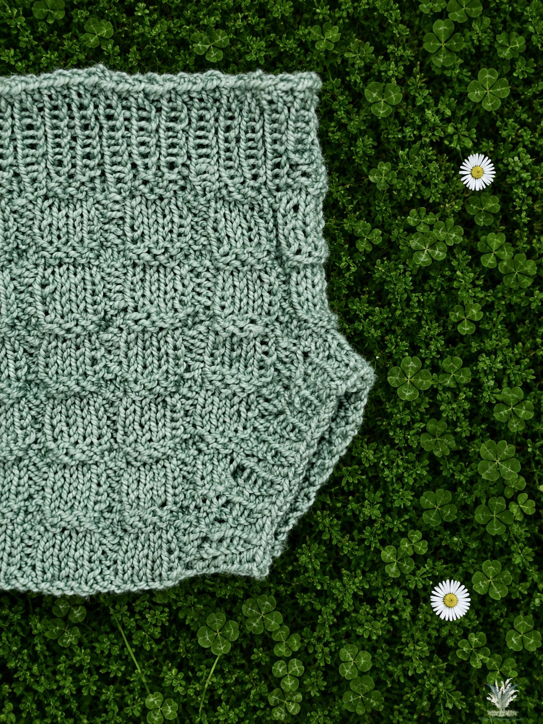 Newborn Sweater + Diaper Cover Set RTS close Windmill match