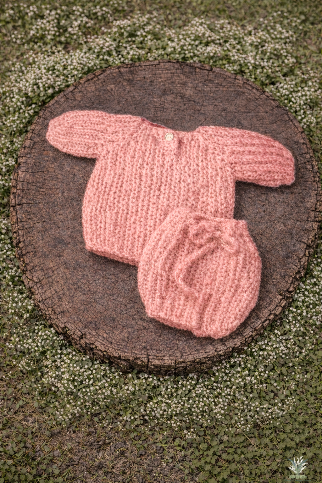 Elliot Oversized Newborn Sweater Set RTS