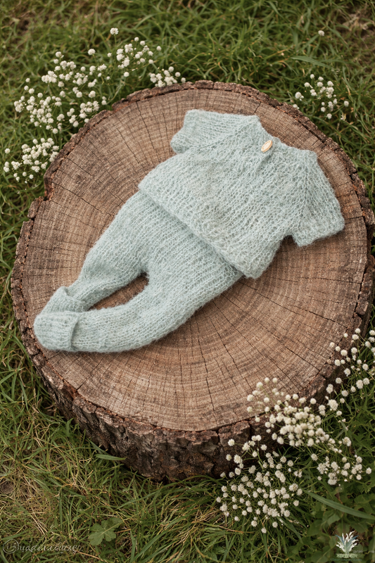 Cloud Pajama Set newborn preorder (sweater set)