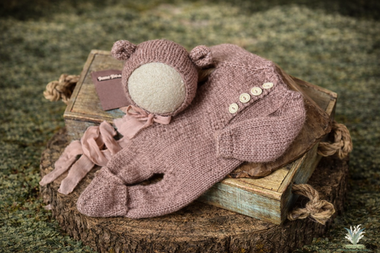 Signature Bear Sleeper Set RTS close juneberry match