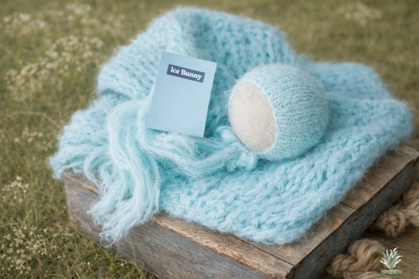 Brushed Alpaca Hand Dyed Wrap Set preorder Ice Bunny close match