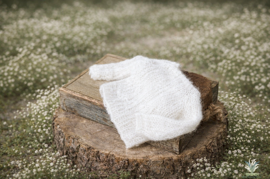 3-4 month sweater RTS off white