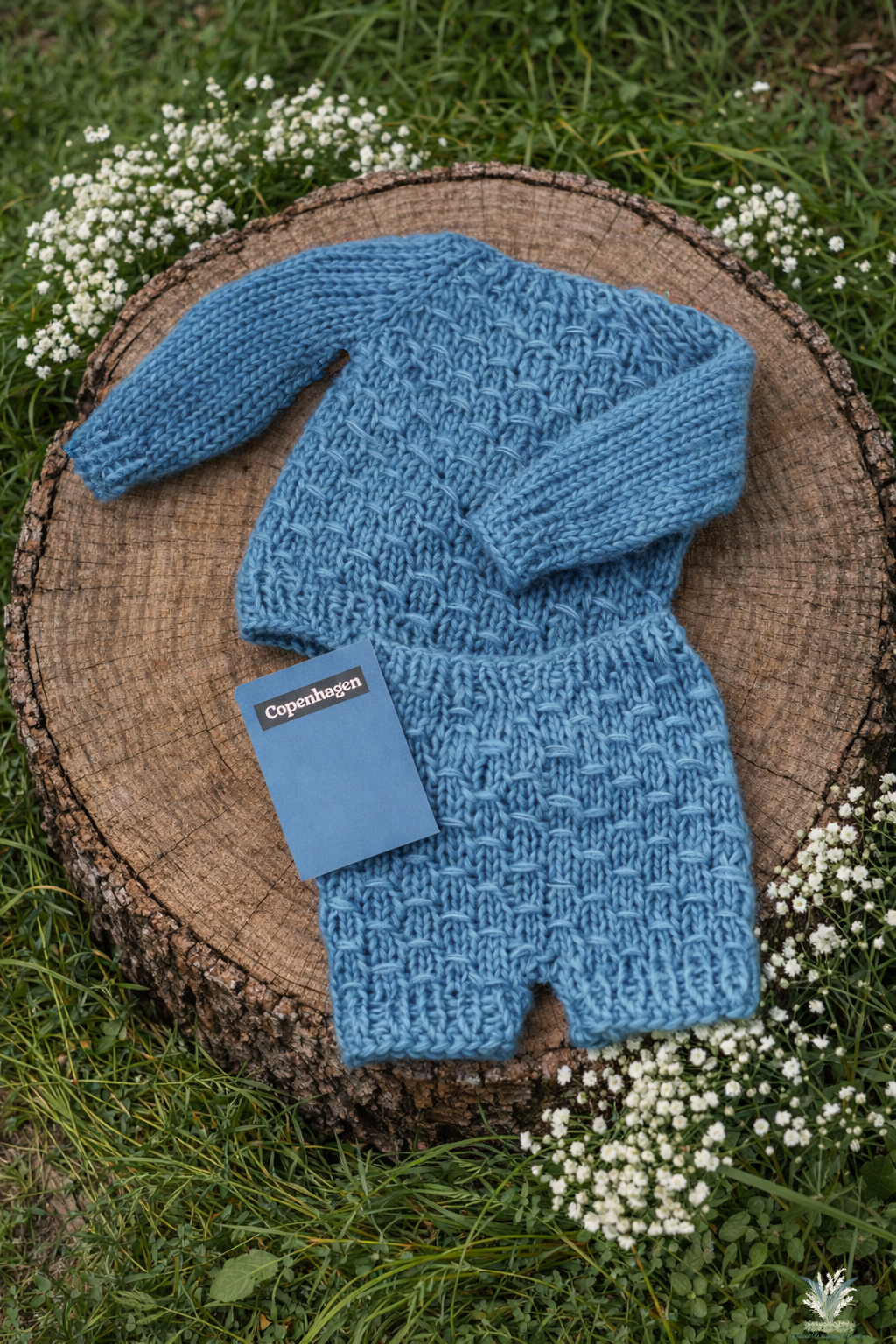 Harvey Newborn Oversized Sweater and Diaper Cover set RTS Copenhagen match