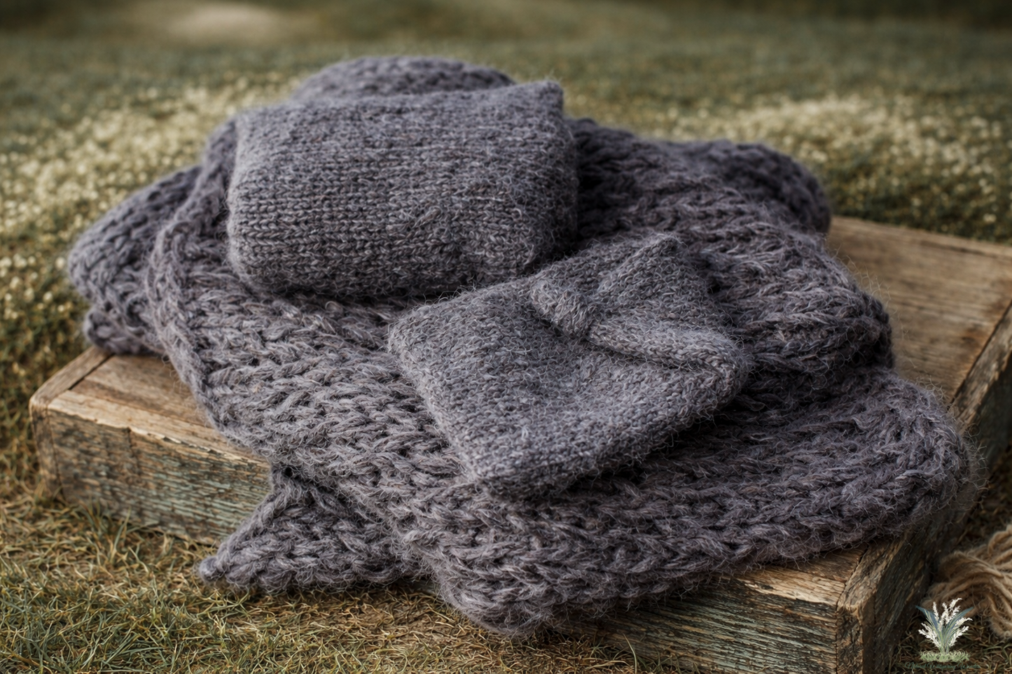 Ledges Brushed Alpaca Hand Dyed Wrap Set preorder