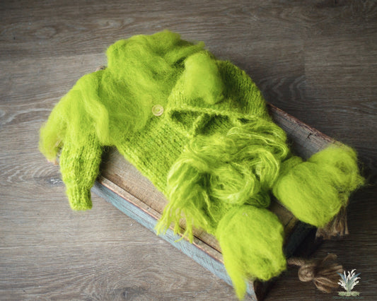 Grumpy Christmas Newborn Signature Sleeper RTS on November 15th *new green colour*