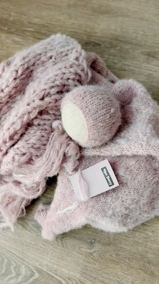 Brushed Alpaca Hand Dyed Wrap Set preorder Mayberry close match