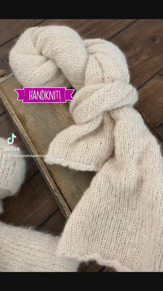 Wrap+Bonnet+Pillow Slipcover off white/natural brushed alpaca preorder