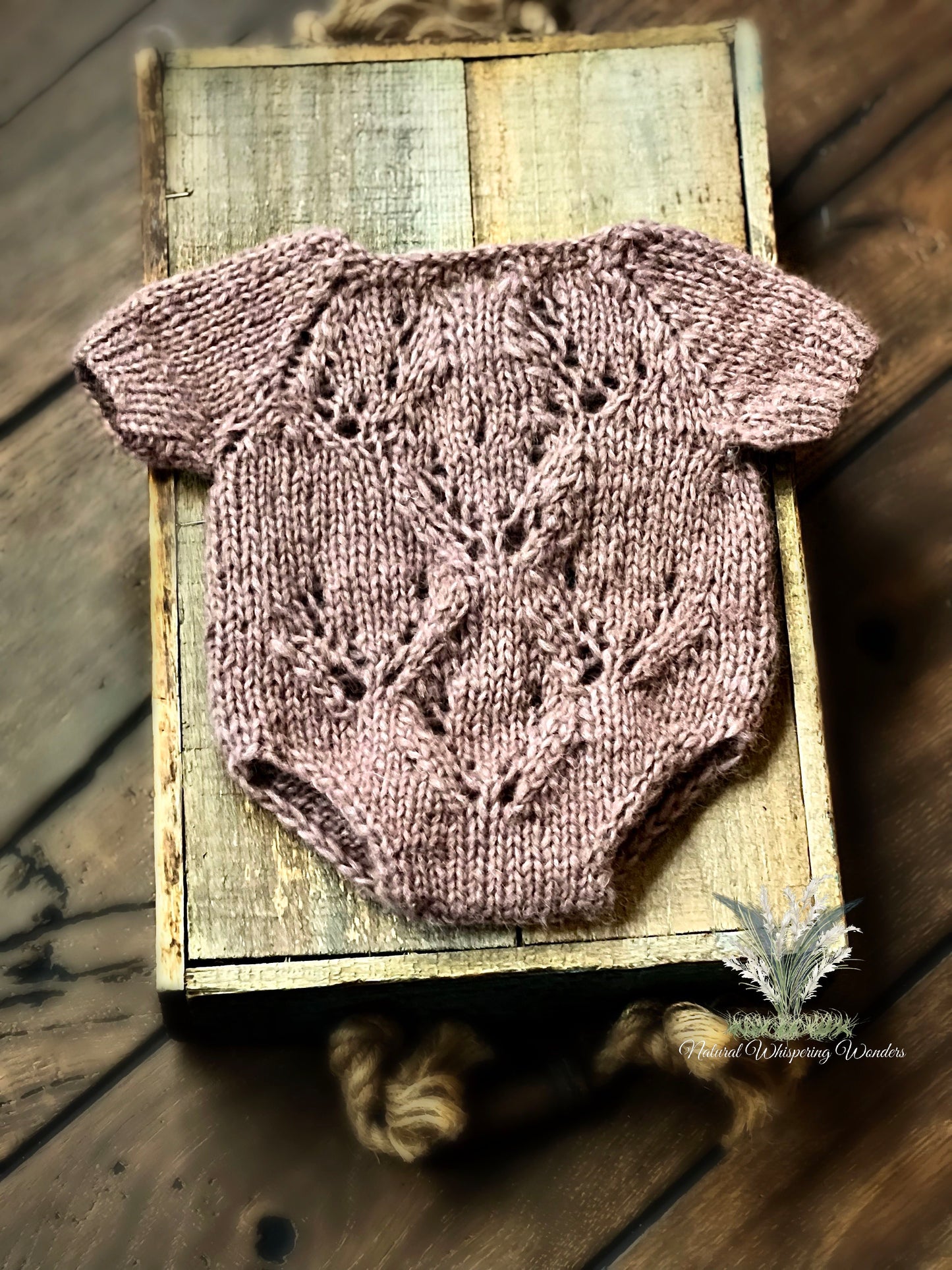 Newborn Ricky Romper juneberry close match