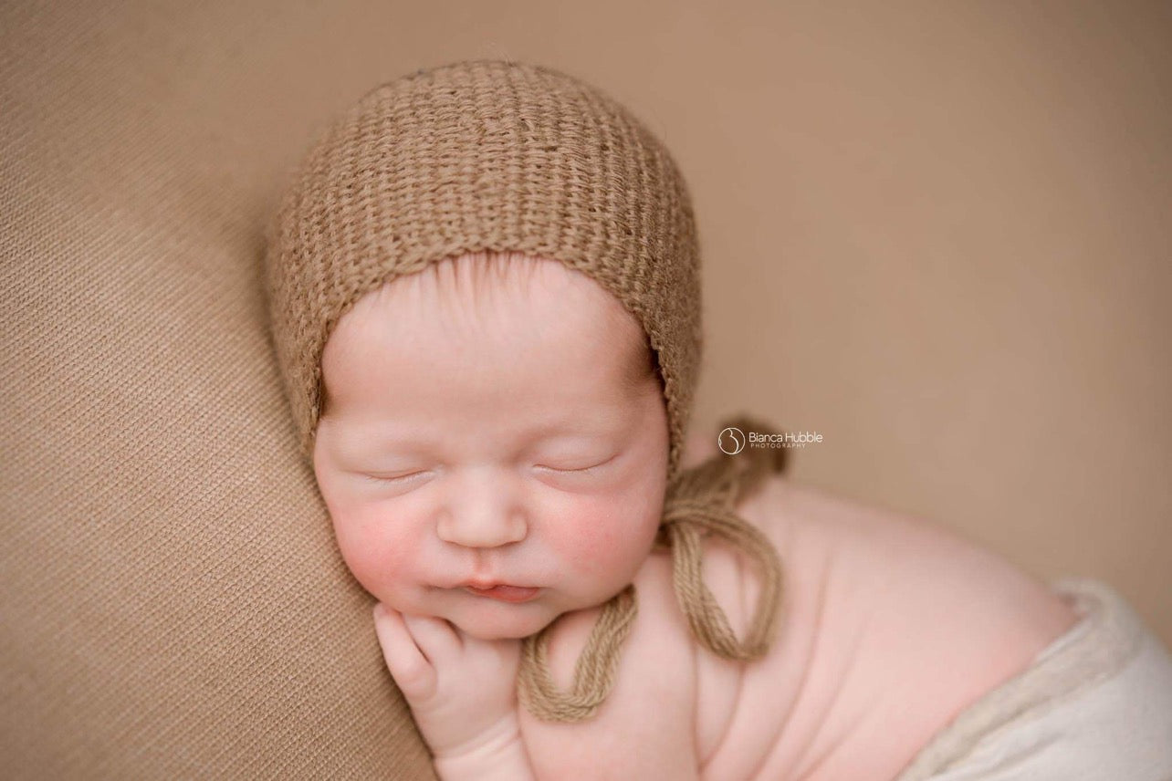 Newborn Emmit Solid Bonnet