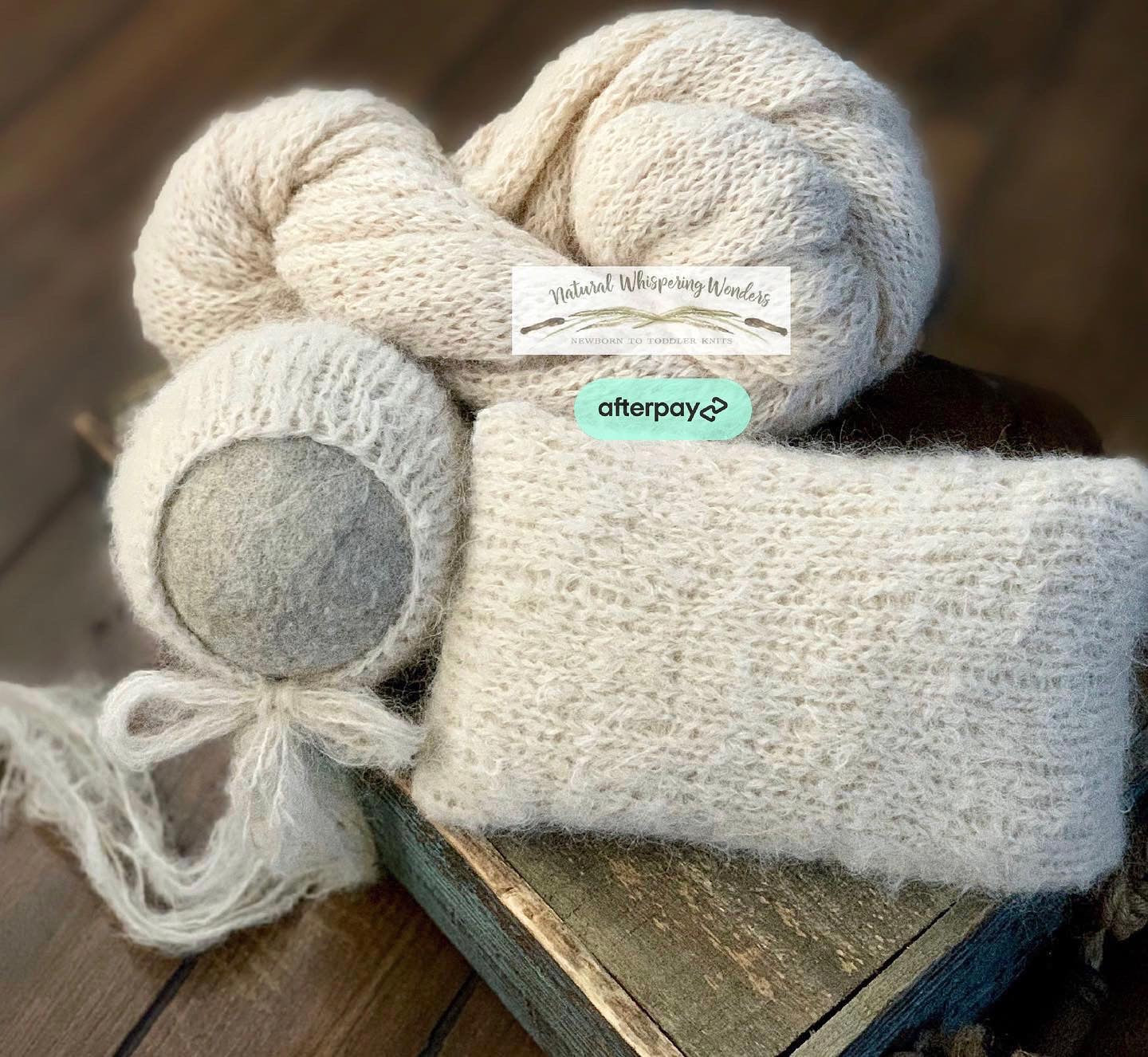 Wrap+Bonnet+Pillow Slipcover off white/natural brushed alpaca preorder