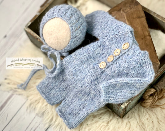 Cable Ridge Romper set rts newborn