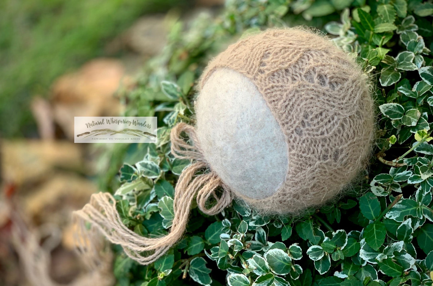 Angora newborn Bonnet rts