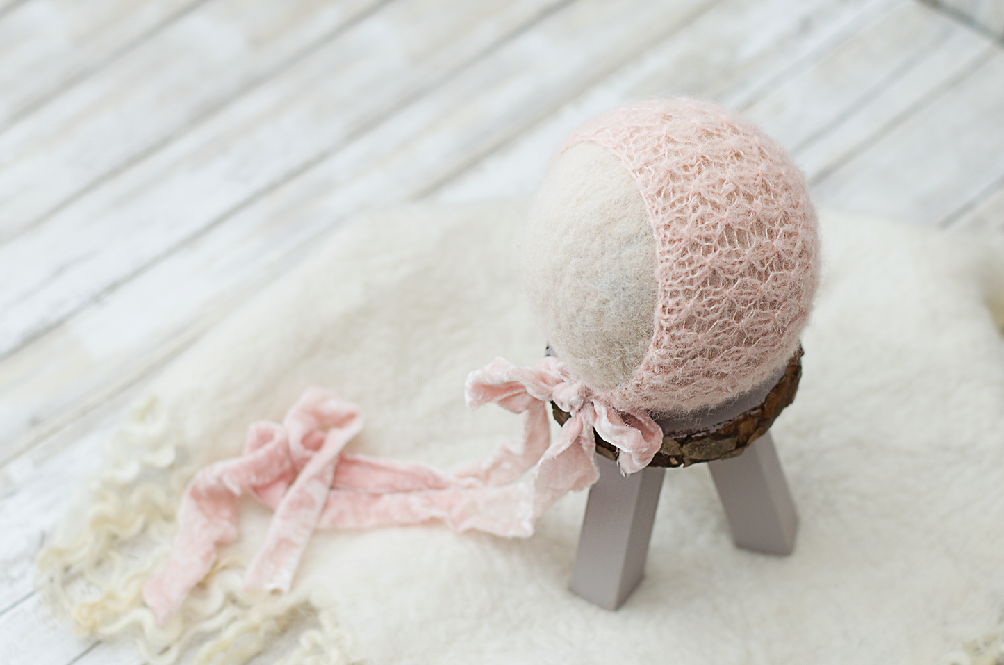 Pastel Bonnets Newborn Ready to Ship