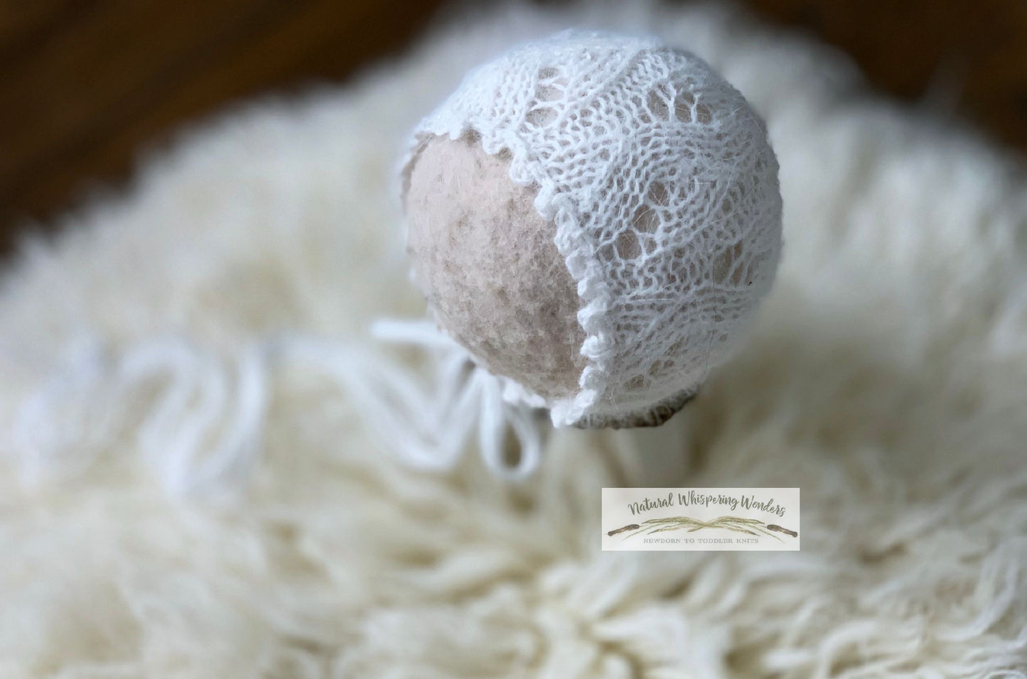 Angora newborn Bonnet rts