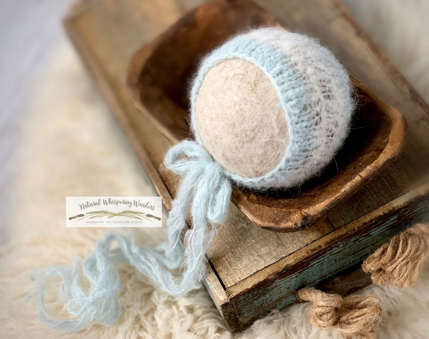 Newborn Alpaca Bonnet